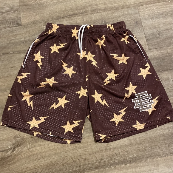 Eric Emanuel Other - Eric Emanuel x BAPE Miami Basic Short Brown/Yellow